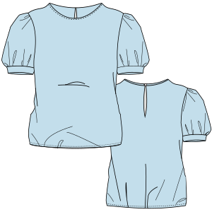 Fashion sewing patterns for UNIFORMS Scrubs Scrub blouse 9681